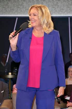 Bettina Tietjen bei der Aufzeichnung der NDR Talk Show im NDR Fernsehstudio Lokstedt. Hamburg, 25.10.2024