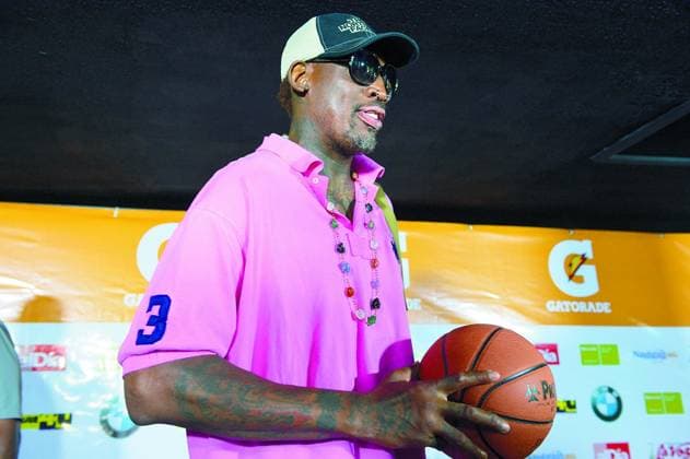 Un palacio lleno de realeza (28 07 2012) Pintoresco. Dennis Rodman no solo es basquetbolista, sino que también ha actuado en películas de cine. PROHIBIDO EL USO O REPRODUCCIÓN EN COSTA RICA. Costa Rica EDITORIAL USE ONLY