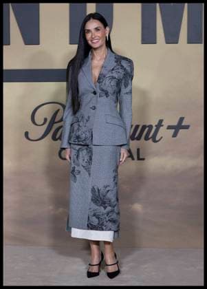 . 08 11 2024. London, United Kingdom. Demi Moore arriving at the Landman screening in London.  xStephenxLockx xi-Imagesx IIM-25573-0010