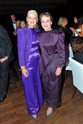 Deutscher Sportpresseball 2024. Ann Kathrin Linsenhoff und Isabell Werth anläßlich des Deutschen Sportpresseballs am 09.11.2024 in der Alten Oper Frankfurt Main. 20241109MWI014819
