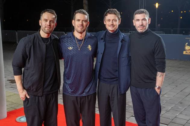 Leipzig - 30. Goldene Henne Preisverleihung in der Messe Leipzig 15.11.2024 Leipzig, Messe Im Foto: Band Revolverheld Am Freitagabend findet die Verleihung Goldene Henne 2024, gemeinsam veranstaltet von SuperIllu und MDR-Fernsehen, wieder in Leipzig statt. Deutschlands größter Publikumspreis wird dieses Jahr zum 30. Mal vergeben. Dazu eingeladen sind zahlreiche regionale, nationale und internationale Stars. Die Preisverleihung findet in der Messe Leipzig statt. Leipzig Messe Leipzig Sachsen Deutschland Copyright: xEHLxMedia ChrisxLässigx 20241115_goldene-henne-cl-1_30