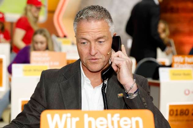 Bilder des Jahres 2024, Entertainment 11 November Entertainment Themen der Woche KW47 Entertainment Bilder des Tages Ralf Schumacher beim 29. RTL-Spendenmarathon 2024 im Studio 8 der EMG Studios. Hürth, 21.11.2024