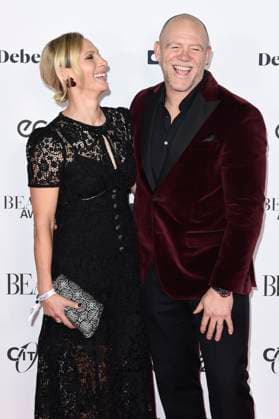 Bilder des Jahres 2024, Entertainment 11 November Zara Tindall mit Ehemann Mike Tindall bei der Verleihung der Beauty Awards 2024 in der Honourable Artillery Company. London, 25.11.2024