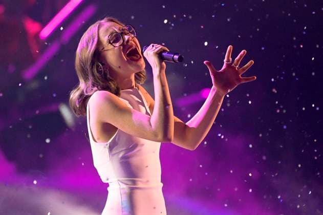 Entertainment Themen der Woche KW48 Bilder des Jahres 2024, Entertainment 11 November Jenny Hohlbauch im Halbfinale der 14. Staffel der Castingshow The Voice of Germany 2024 im Studio H Berlin Adlershof. Berlin, 29.11.2024