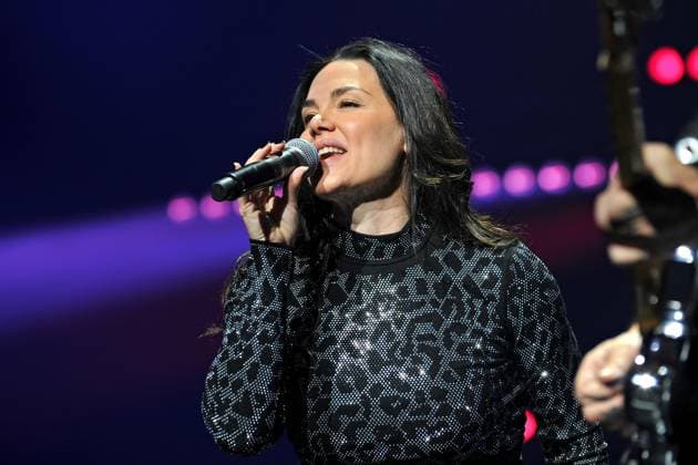 Night of the Proms 2024. Sängerin Vanessa Amorosi ( Eurythmics ) während eines Auftrittes im Rahmen der Night of the Proms 2024 am 29.11.2024 in der SAP-Arena Mannheim. 20241129MWI017487