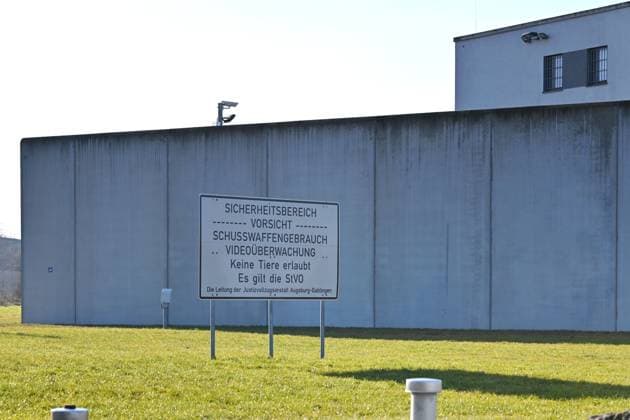JVA Gablingen bei Augsburg. Justizvollzugsanstalt.