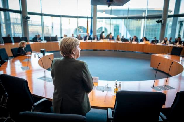 Bilder des Jahres 2024, News 12 Dezember News Themen der Woche KW49 News Bilder des Tages Angela Merkel, ehemalige Bundeskanzlerin, spricht vor dem sogenannten Afghanistan-Ausschuss, dem Unterausschauss zur 20. Wahlperiode, in Berlin, 05.12.2024. Berlin Deutschland Copyright: xJulianexSonntagx