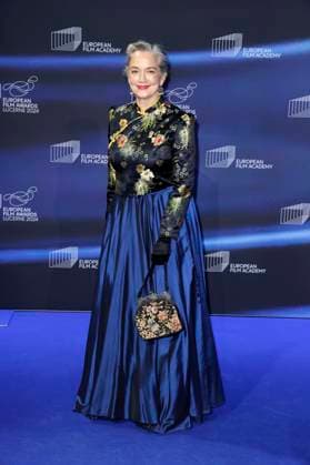 Bilder des Jahres 2024, Entertainment 12 Dezember Entertainment Themen der Woche KW49 Irina Wanka bei der Verleihung des 37. Europäischen Filmpreises 2024 im Kultur- und Kongresszentrum Luzern. Luzern, 07.12.2024