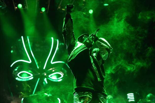 Bilder des Jahres 2024, Entertainment 12 Dezember Entertainment Themen der Woche KW50 Entertainment Bilder des Tages Marten Laciny alias Marsimoto bei seinem letzten Konzert im Velodrom in Berlin, 14. Dezember 2024. Marsimoto Konzert Berlin