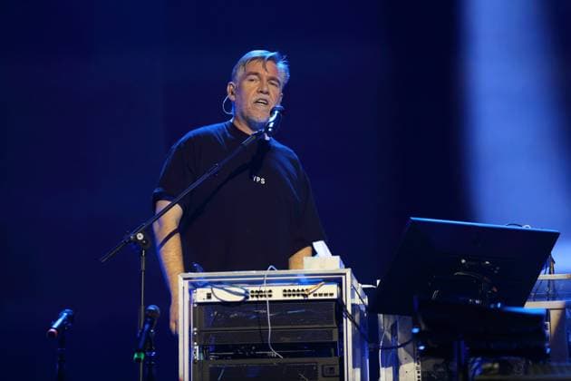 Bilder des Jahres 2024, Entertainment 12 Dezember Andreas Rieke alias And.Ypsilon von Die Fantastischen Vier bei einem Konzert in der Uber Arena in Berlin, 18. Dezember 2024. Fanta 4 Konzert Berlin