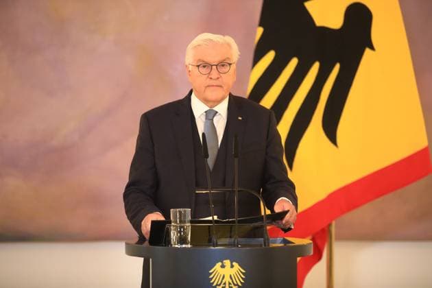 Bilder des Jahres 2024, News 12 Dezember News Themen der Woche KW52 Entscheidung über die Auflösung des Bundestages Berlin, 27.12.2024 Bundespräsident Frank-Walter Steinmeier bei der Verkädung der Entscheidung über die Auflösung des Bundestages in Berlin Berlin Germany Copyright: xPictureteamx