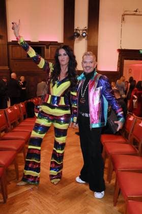 Martina Reuter und Dirk Heidemann zur Jubilaeumshow von Gabriele Iazzetta zur neuen Schmuckkollektion, Meistersaal am Potsdamer Platz, Berlin Deutschland, Germany