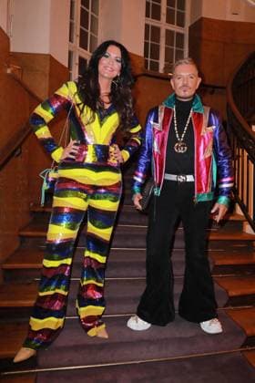 Martina Reuter und Dirk Heidemann zur Jubilaeumshow von Gabriele Iazzetta zur neuen Schmuckkollektion, Meistersaal am Potsdamer Platz, Berlin Deutschland, Germany