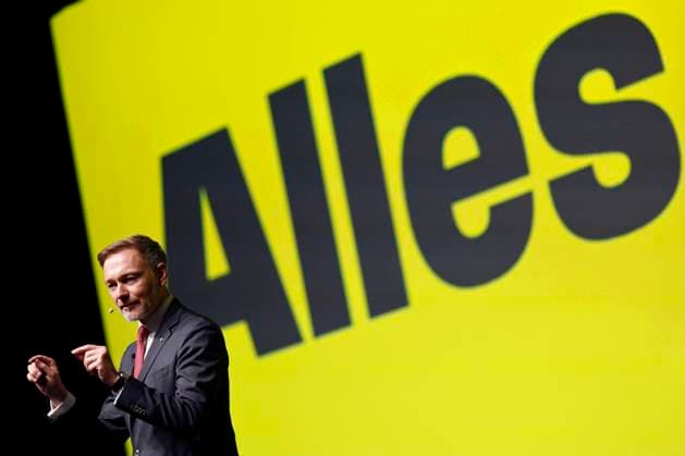 Bilder des Jahres 2025, News 01 Januar News Themen der Woche KW03 News Bilder des Tages Politiker Christian Lindner (FDP), ehemaliger Bundesfinanzminister der Ampel-Koalition, auf dem Neujahrsempfang der FDP NRW im Maritim Hotel Düsseldorf. Düsseldorf, 19.01.2025 NRW Deutschland Copyright: xChristophxHardtx