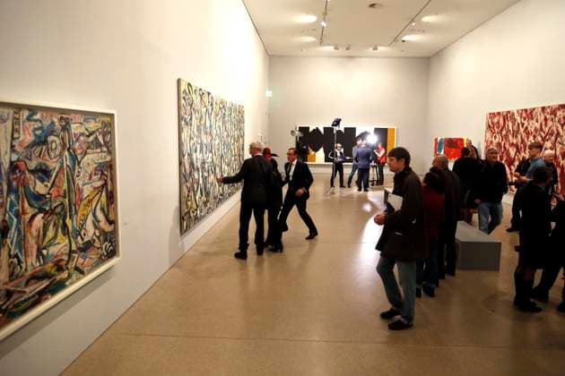 Jackson Pollock Ausstellung in der Deutsche Bank Kunsthalle in Berlin, Berlin Deutschland, Germany