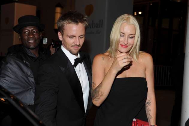Sarah Connor mit Freund Freund Florian Fischer Dreamball 2013 Colour my life Träume machen Mut der DKMS im Ritz Carlton Berlin 12.09.2013