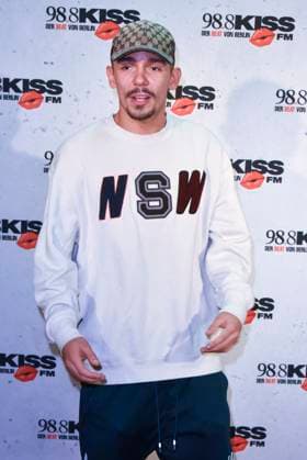 Capital Bra - buergerlich Vladislav Balovatsky beim Kiss Cup 2018 - Radio Sender Kiss FM in der Max-Schmeling-Halle in Berlin am Dienstag 02.10.2018 B Deutschland