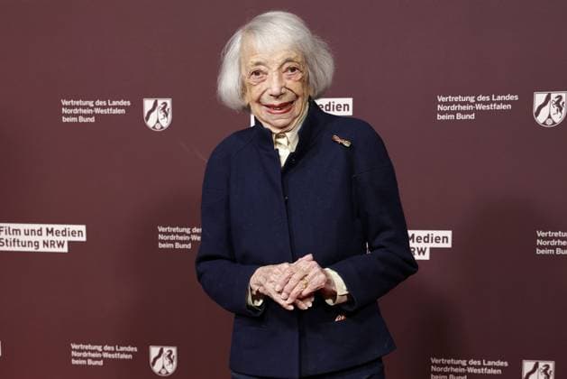 Bilder des Jahres 2025, Entertainment 02 Februar Entertainment Themen der Woche KW07 Entertainment Bilder des Tages Margot Friedlaender beim NRW Empfang am 16.02.2025 im Rahmen der Berlinale in Berlin NRW Berlinale Empfang in Berlin
