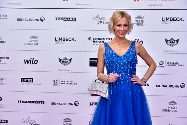 Lisa Loch Moderatorin zu Gast bei der Kinderlachen Gala 2023 in der Westfalenhalle Messe Dortmund am Samstag 09.112.2023 NRW D