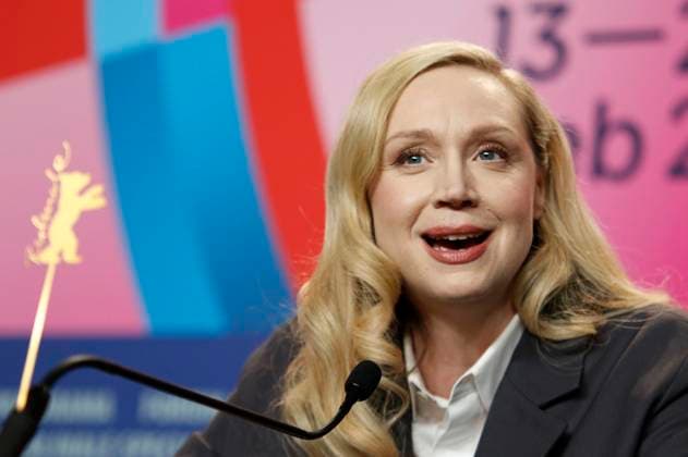 Bilder des Jahres 2025, Entertainment 02 Februar Entertainment Themen der Woche KW08 News Bilder des Tages Entertainment Bilder des Tages Gwendoline Christie bei der Pressekonferenz zum Kinofilm After This Death auf der Berlinale 2025 75. Internationale Filmfestspiele Berlin im Hotel Grand Hyatt. Berlin, 19.02.2025