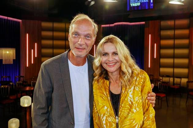 KOELN-16.AUGUST24-WDR-KOELNER TREFF Martin Brambach, Christine Sommer zu Gast in der WDR Talkshow Koelner Treff aus dem WDR Studio BS2 am 16.08.2024 NRW Deutschland