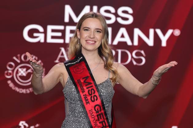Bilder des Jahres 2025, Entertainment 02 Februar Entertainment Themen der Woche KW08 Entertainment Bilder des Tages Miss Germany 2025 Valentina Busik Miss Germany 2025. Miss Germany Awards Finale 2025 am 22.02.2025 im Europa-Park Dome in Rust. Baden-Württemberg, Deutschland.