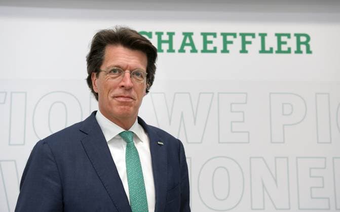 Deutschland, Herzogenaurach, 05.03.2025 Bilanzpressekonferenz der Schaeffler AG Foto: Klaus Rosenfeld, Vorsitzender des Vorstands der Schaeffler AG Bilanzpressekonferenz der Schaeffler AG