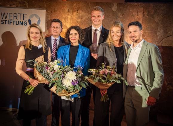 Bilder des Jahres 2025, News 03 März News Themen der Woche KW12 News Bilder des Tages 0.03..225 xesx Frankfurt am Main, Paulskirche Werte-Gala 2025 Verlehung der Werte-Preise Preisträger Oliver Zeidler in der Kategorie Leistung, Anna-Lena von Hodenberg in der Kategorie Demokratie und Felix Neureuther in der Kategorie Verantwortung.