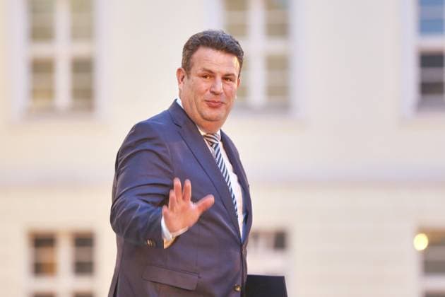 Berlin, Deutschland, 25.03.2025: Schloss Bellevue: Entlassung der Bundesregierung durch den Bundespräsidenten: Bundesminister für Arbeit und Soziales Hubertus Heil (SPD) Copyright: xdtsxNachrichtenagenturx dts_62999