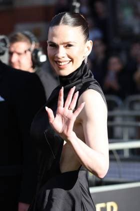. 06 04 2025. London, United Kingdom. Hayley Atwell arriving at the Olivier Awards in London.  xStephenxLockx xi-Imagesx IIM-25866-0046