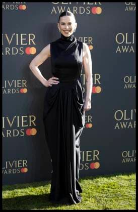 . 06 04 2025. London, United Kingdom. Hayley Atwell arriving at the Olivier Awards in London.  xStephenxLockx xi-Imagesx IIM-25866-0050