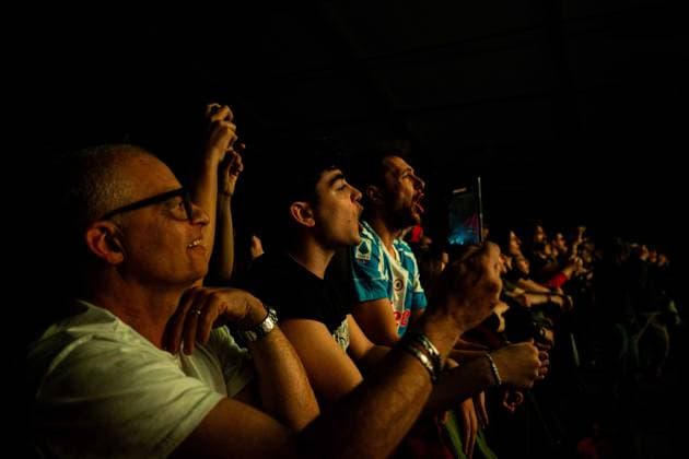 Music Concert - NEGRITA - CANZONI PER ANNI SPIETATI TOUR Fans Supporters of Negrita during NEGRITA - CANZONI PER ANNI SPIETATI TOUR, Music Concert in Naples, Italy, April 09 2025 Naples Casa della Musica Italy Copyright: xAlfonsoxMariaxSalsanox xLiveMediax LPM_1808072