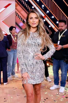 Bilder des Jahres 2025, Entertainment 04 April Entertainment Themen der Woche KW15 Entertainment Bilder des Tages Moderatorin Sophia Thomalla bei der 18. Staffel der RTL-Tanzshow Lets Dance im Coloneum. Köln, 11.04.2025 NRW Deutschland Copyright: xChristophxHardtx