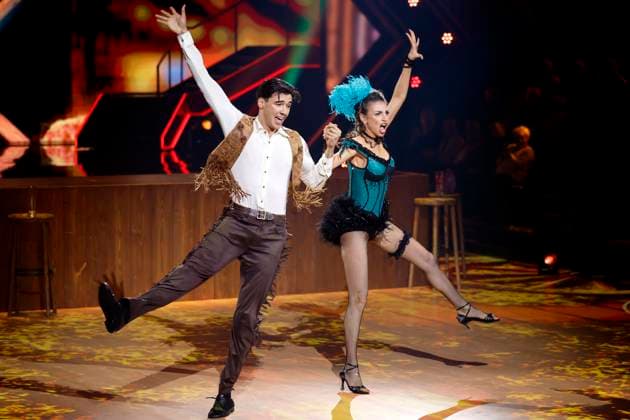 Bilder des Jahres 2025, Entertainment 04 April Golfprofi Diego Pooth und Tänzerin Ekaterina Leonova bei der 18. Staffel der RTL-Tanzshow Lets Dance im Coloneum. Köln, 11.04.2025 NRW Deutschland Copyright: xChristophxHardtx