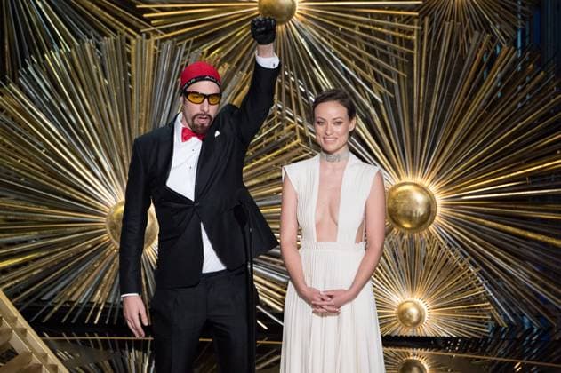 88th Oscars¨, Academy Awards, Telecast Presenters Sacha Baron Cohen and Olivia Wilde onstage during the live ABC Telecast of The 88th Oscars¨ at the Dolby¨ Theatre in Hollywood, CA on Sunday, February 28, 2016. Hollywood CA USA Copyright: xCAP PLFx