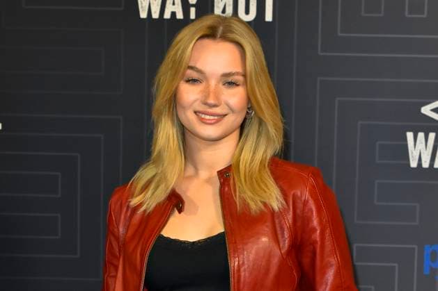 Julia Beautx deutsche Webvideoproduzentin, Influencerin, Schauspielerin zu Gast auf dem blauen Teppich bei der Premiere der Amazon Prime Serie The Way Out im Filmhaus am 22.04.2025 in Koeln NRW Deutschland
