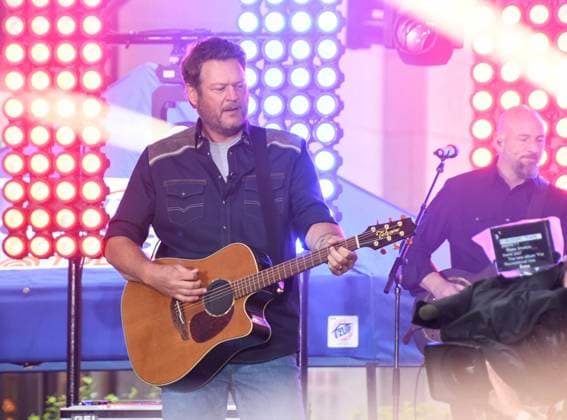 NEW YORK, NY - MAY 13: Blake Shelton performs on NBC™s Today Citi Concert Series on May 13, 2025 at Rockefeller Plaza in New York City. Copyright: xMediaPunchx