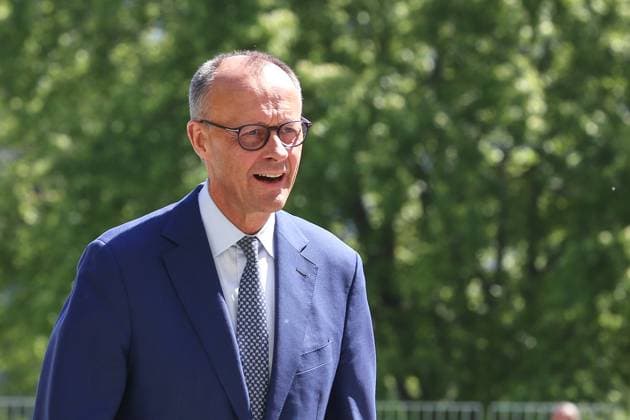 Berlin, Deutschland, 13.05.2025: Bundeskanzleramt: Empfang des griechischen Ministerpräsidenten durch den deutschen Kanzler: Bundeskanzler Friedrich Merz (CDU) Copyright: xdtsxNachrichtenagenturx dts_66668