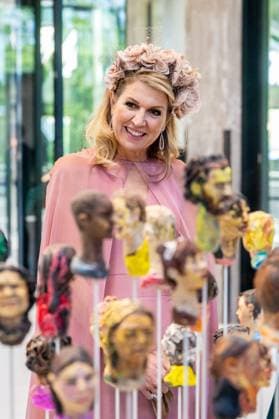 15-05-2025 Rotterdam Queen Maxima attended the opening of the art museum Fenix, located in a restored monumental warehouse from 1923 that stands on the quay of departure and arrival, the place where millions of people started a new life about migration in Rotterdam. Â  Copyright: xPPEx