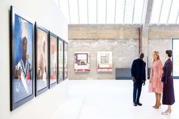 15-05-2025 Rotterdam Queen Maxima attended the opening of the art museum Fenix, located in a restored monumental warehouse from 1923 that stands on the quay of departure and arrival, the place where millions of people started a new life about migration in Rotterdam. Â  Copyright: xPPEx