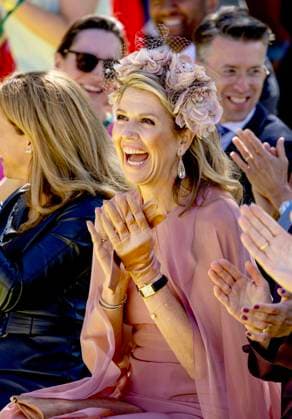 15-05-2025 Rotterdam Queen Maxima attended the opening of the art museum Fenix, located in a restored monumental warehouse from 1923 that stands on the quay of departure and arrival, the place where millions of people started a new life about migration in Rotterdam. Â  Copyright: xPPEx
