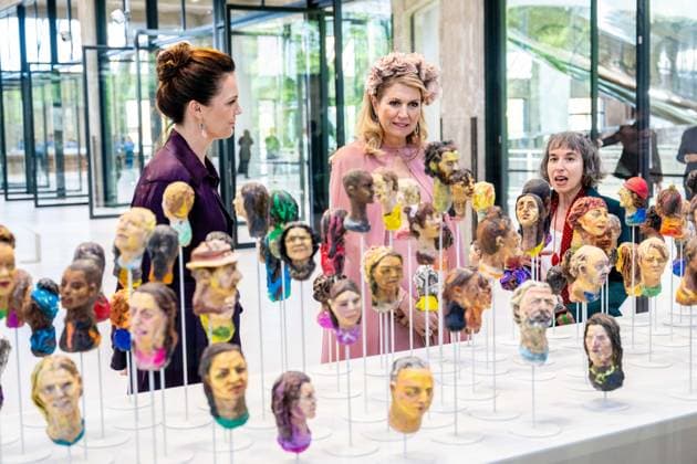 15-05-2025 Rotterdam Queen Maxima attended the opening of the art museum Fenix, located in a restored monumental warehouse from 1923 that stands on the quay of departure and arrival, the place where millions of people started a new life about migration in Rotterdam. Â  Copyright: xPPEx
