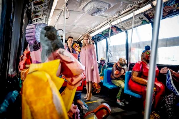 15-05-2025 Rotterdam Queen Maxima attended the opening of the art museum Fenix, located in a restored monumental warehouse from 1923 that stands on the quay of departure and arrival, the place where millions of people started a new life about migration in Rotterdam. Â  Copyright: xPPEx
