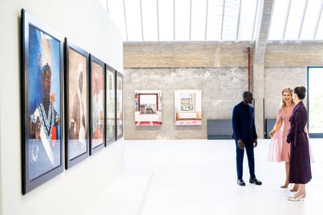 15-05-2025 Rotterdam Queen Maxima attended the opening of the art museum Fenix, located in a restored monumental warehouse from 1923 that stands on the quay of departure and arrival, the place where millions of people started a new life about migration in Rotterdam. Â  Copyright: xPPEx