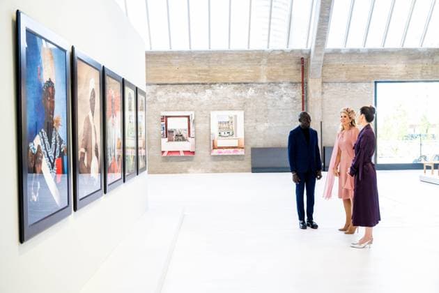 15-05-2025 Rotterdam Queen Maxima attended the opening of the art museum Fenix, located in a restored monumental warehouse from 1923 that stands on the quay of departure and arrival, the place where millions of people started a new life about migration in Rotterdam. Â  Copyright: xPPEx