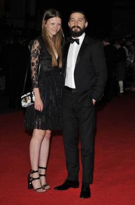 The Fury closing film gala LONDON, ENGLAND - OCTOBER 19: Mia Goth & Shia LaBeouf attend the Fury closing film gala, 58th BFI London Film Festival day 12, Odeon Leicester Square cinema, Leicester Square, on Sunday October 19, 2014 in London, England, UK. CAP CAN Can Nguyen London UK Great Britain Copyright: xCanxNguyen CapitalxPicturesx