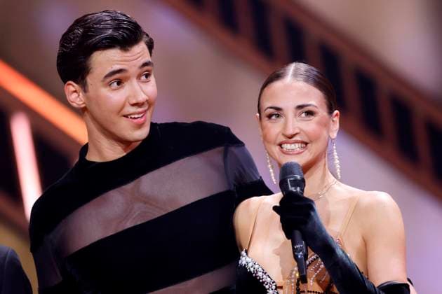 Golfprofi Diego Pooth und Tänzerin Ekaterina Leonova im Halbfinale bei der 18. Staffel der RTL-Tanzshow Lets Dance im Coloneum. Köln, 16.05.2025 NRW Deutschland Copyright: xChristophxHardtx
