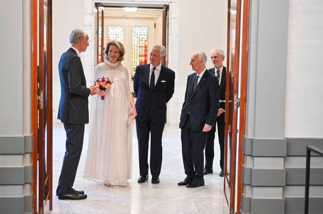 Belgian Royals - Queen Elisabeth Competition Brussels, Belgium. 26 may 2025 : Their Majesties Queen Mathilde and King Philippe during a concert of the Queen Elisabeth Competition in the Bozar of Brussels. Credit : F.Andrieu Agencepeps CC . Brussels Belgium  Copyright: xContentxCurationx F.Andrieu Agencepeps CCx