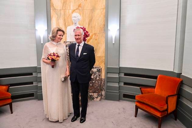 Belgian Royals - Queen Elisabeth Competition Brussels, Belgium. 26 may 2025 : Their Majesties Queen Mathilde and King Philippe during a concert of the Queen Elisabeth Competition in the Bozar of Brussels. Credit : F.Andrieu Agencepeps CC . Brussels Belgium  Copyright: xContentxCurationx F.Andrieu Agencepeps CCx