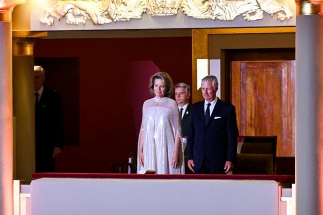 Belgian Royals - Queen Elisabeth Competition Brussels, Belgium. 26 may 2025 : Their Majesties Queen Mathilde and King Philippe during a concert of the Queen Elisabeth Competition in the Bozar of Brussels. Credit : F.Andrieu Agencepeps CC . Brussels Belgium  Copyright: xContentxCurationx F.Andrieu Agencepeps CCx